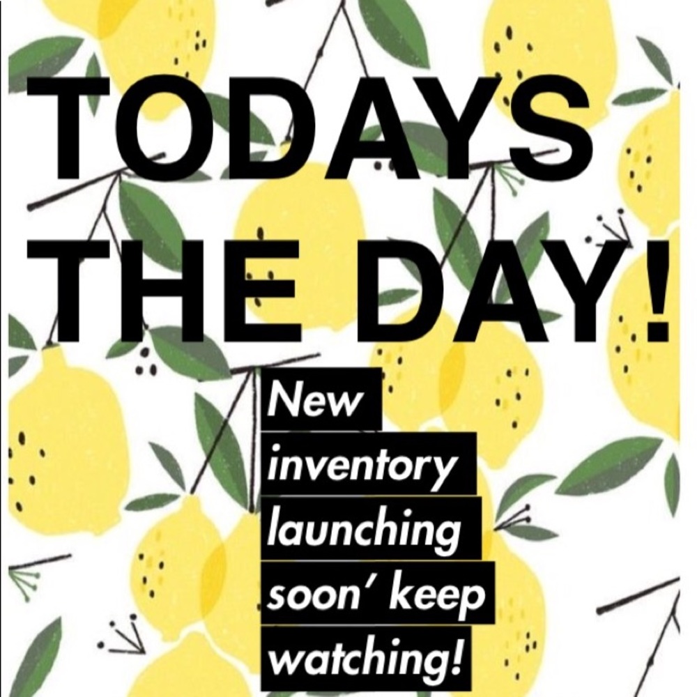 TODAYS NEW INVENTORY DAY!!